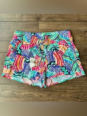 La Blanca Women's Beach Short Swimsuit Cover Up - Waves Of Color - Size: XS